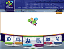 Tablet Screenshot of deportivolasfuentes.com.mx